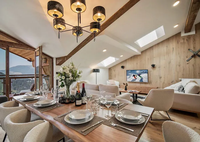 Exclusive Penthouse - Sauna, Ski-in Ski-out, Panoramic Views, Balcony * Courchevel